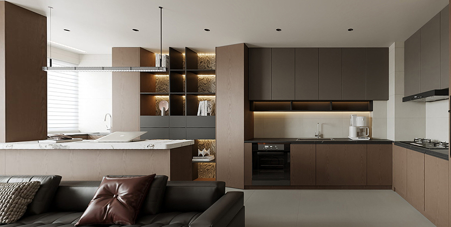 鉆石山星城89㎡意式風(fēng)格兩居室原創(chuàng)案例