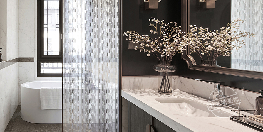 金融街聽(tīng)湖小鎮(zhèn)161㎡新中式風(fēng)格別墅裝修案例