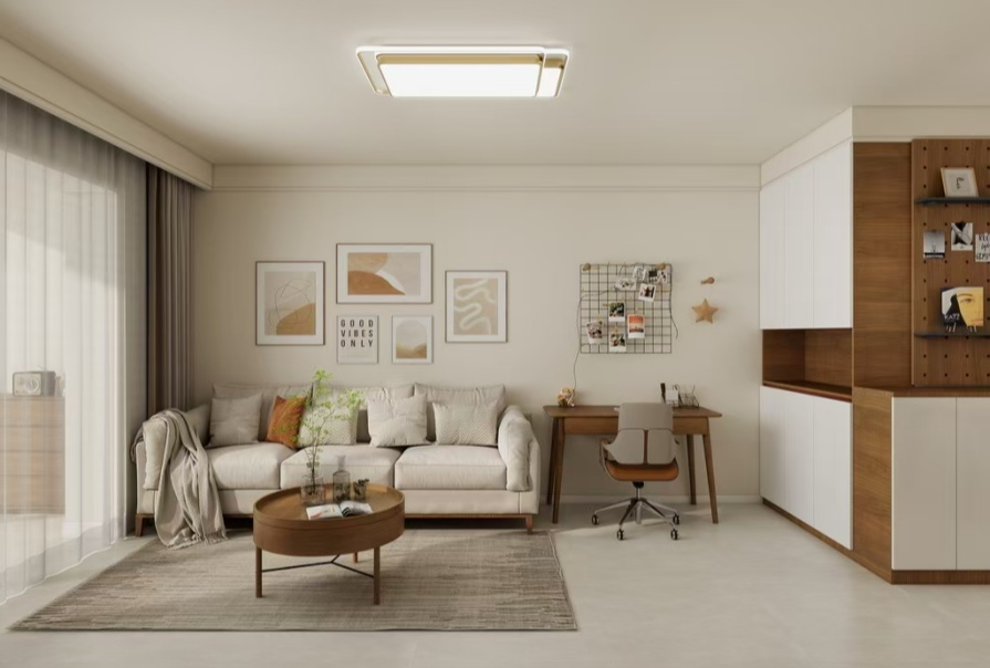 水西園85㎡原木風(fēng)格兩居室原創(chuàng)案例