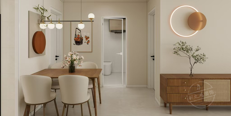 水西園85㎡原木風(fēng)格兩居室原創(chuàng)案例