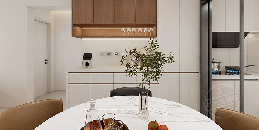 陽光100西園123㎡現(xiàn)代風(fēng)格三居室原創(chuàng)案例