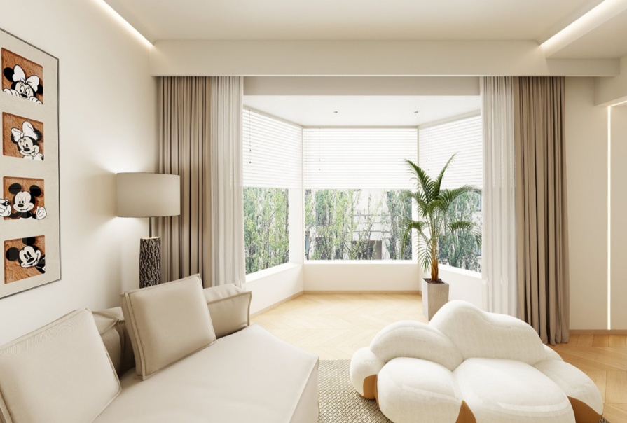 佳怡公寓157㎡原木風(fēng)格三居室原創(chuàng)案例