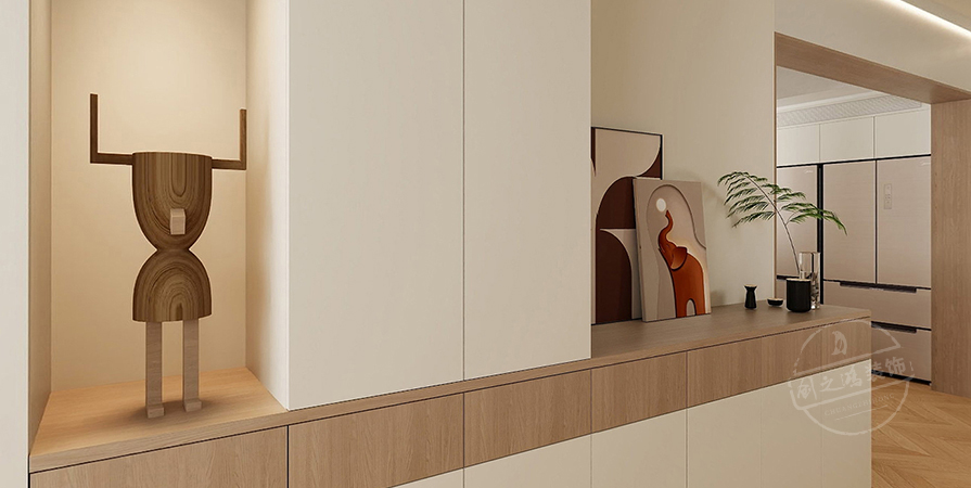 佳怡公寓157㎡原木風格三居室原創(chuàng)案例