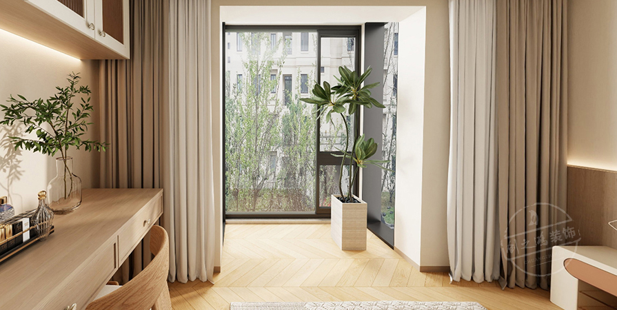 佳怡公寓157㎡原木風格三居室原創(chuàng)案例