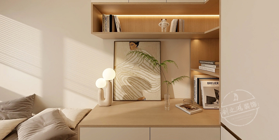 保利·和光塵樾87㎡奶油風(fēng)格三居室原創(chuàng)案例