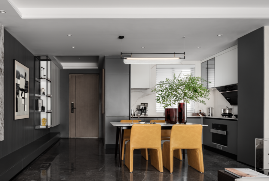 綠城·水西雲(yún)廬103㎡輕奢風(fēng)格三居室裝修案例