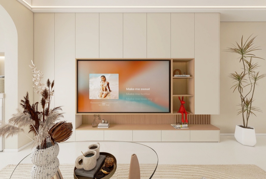 大華錦繡華城78㎡奶油風(fēng)格兩居室原創(chuàng)案例