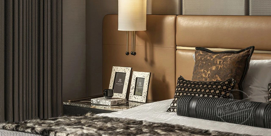 綠城曉月晴川143㎡輕奢風(fēng)格三居室裝修案例