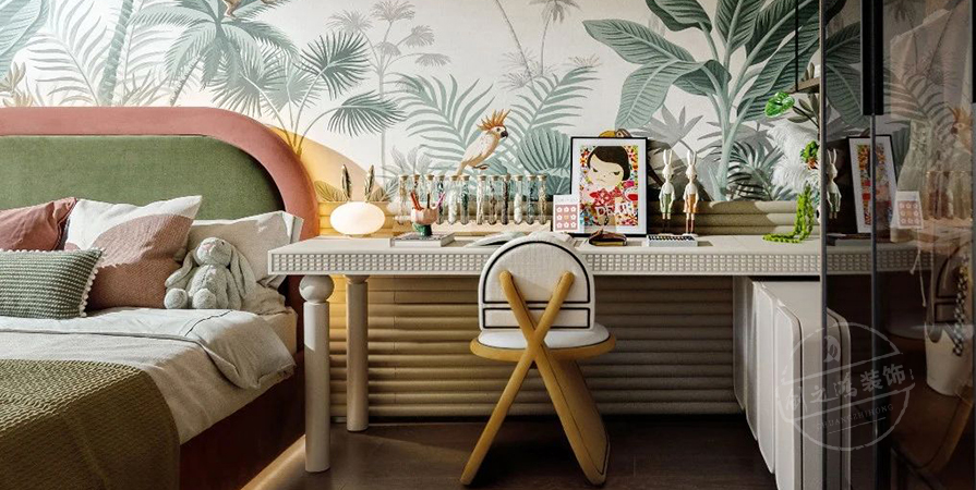 綠城曉月晴川143㎡輕奢風(fēng)格三居室裝修案例