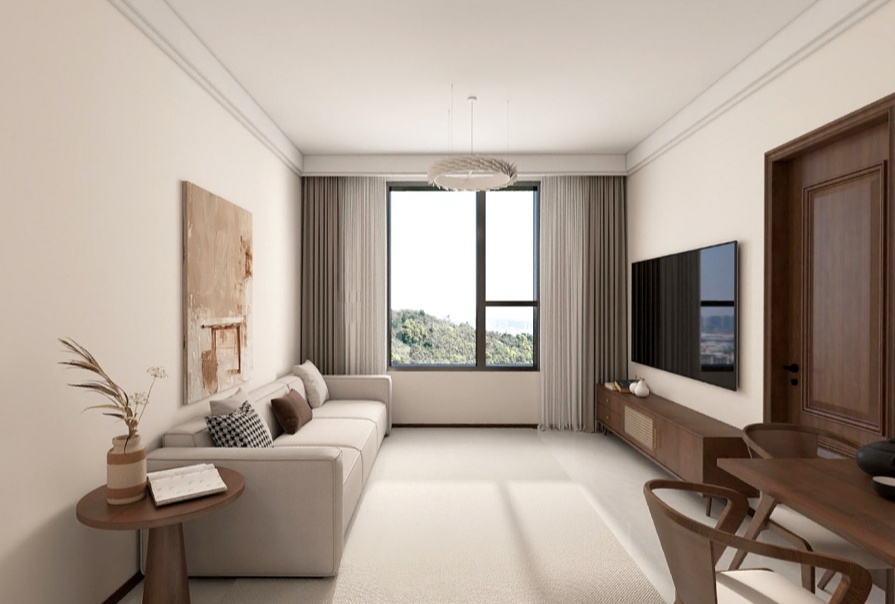 名都公寓111㎡現(xiàn)代簡約風(fēng)格三居室原創(chuàng)案例