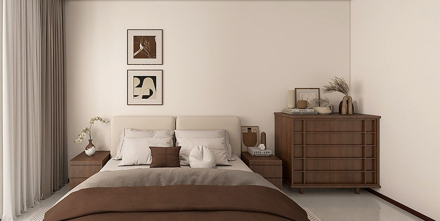 名都公寓111㎡現(xiàn)代簡約風格三居室原創(chuàng)案例