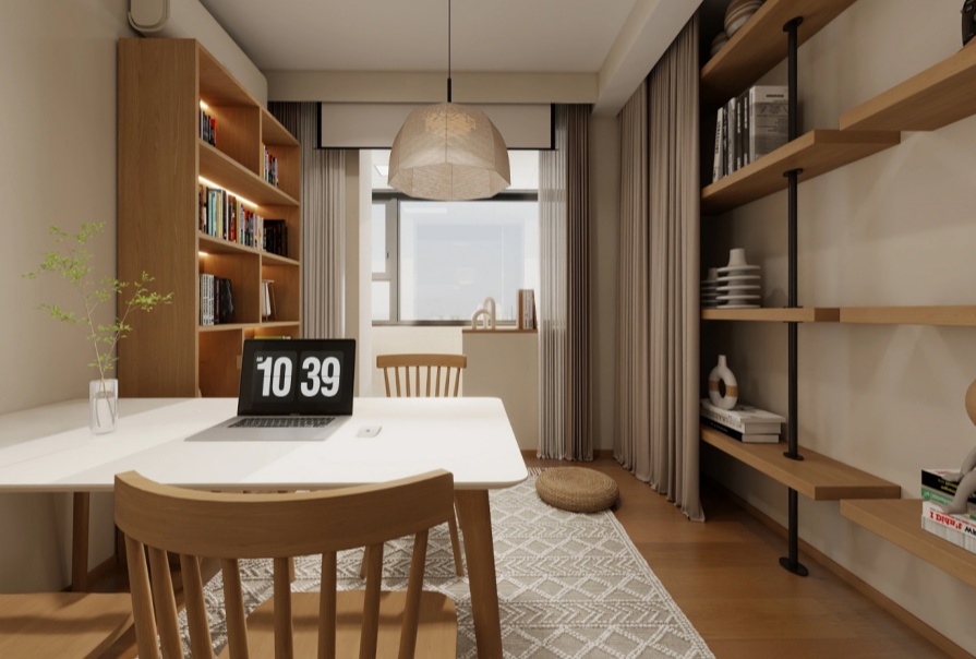 鞍山道小區(qū)50㎡原木風(fēng)格小戶型老房原創(chuàng)案例