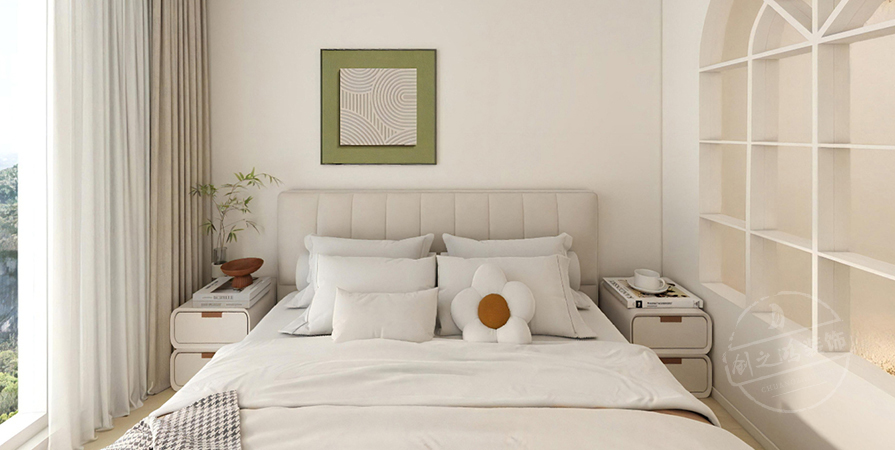 中海鉆石灣54㎡奶油風格LOFT原創(chuàng)案例