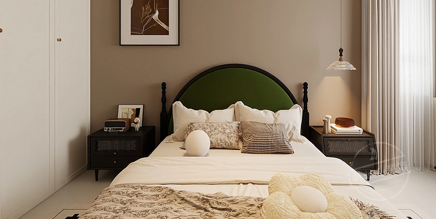 運通花園76㎡法式風(fēng)格兩居室原創(chuàng)案例