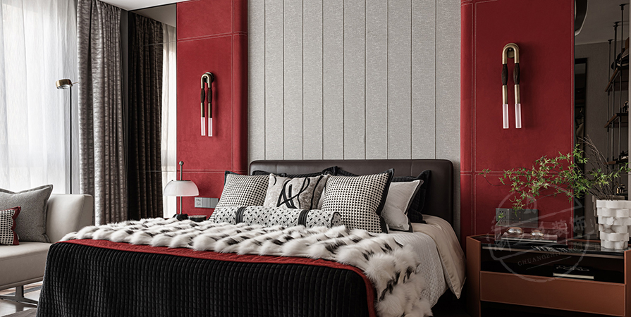 大都會天匯尚苑236㎡輕奢風格三居室裝修案例