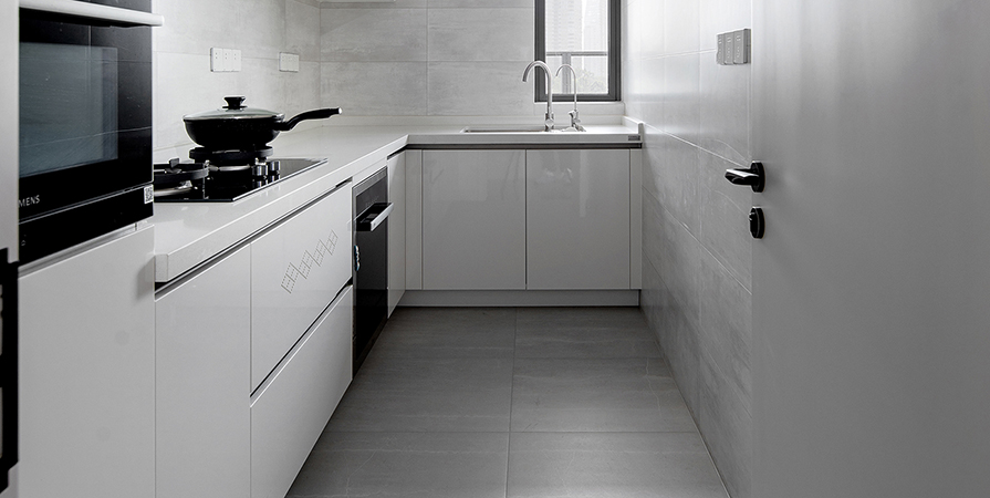 時(shí)代奧城91㎡現(xiàn)代風(fēng)格一居室裝修案例