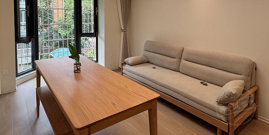 芳水園107㎡原木風(fēng)格兩居室原創(chuàng)案例