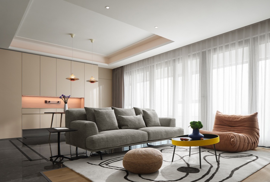 鵬飛南開學(xué)苑112㎡現(xiàn)代風(fēng)格四居室裝修案例