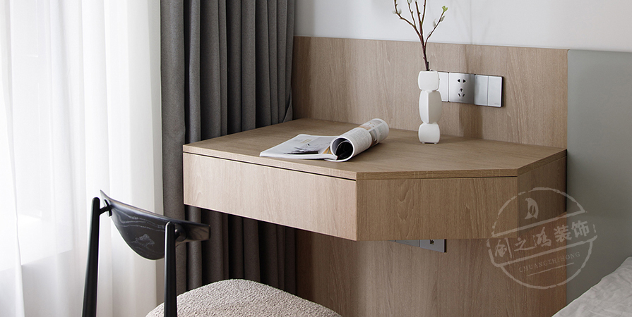 新都大廈73㎡現(xiàn)代風格兩居室裝修案例