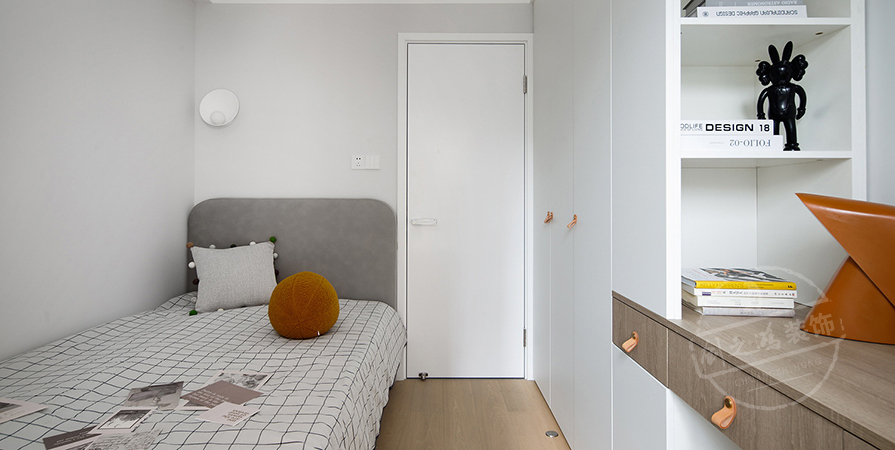 新都大廈73㎡現(xiàn)代風格兩居室裝修案例