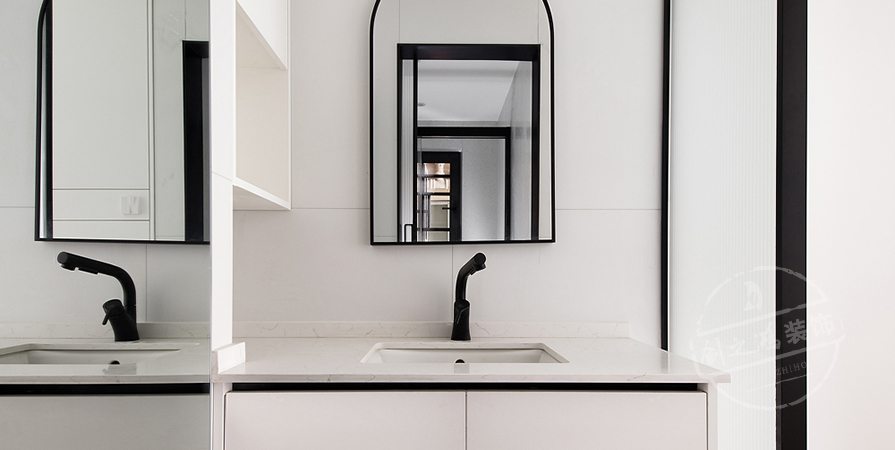 新都大廈73㎡現(xiàn)代風格兩居室裝修案例