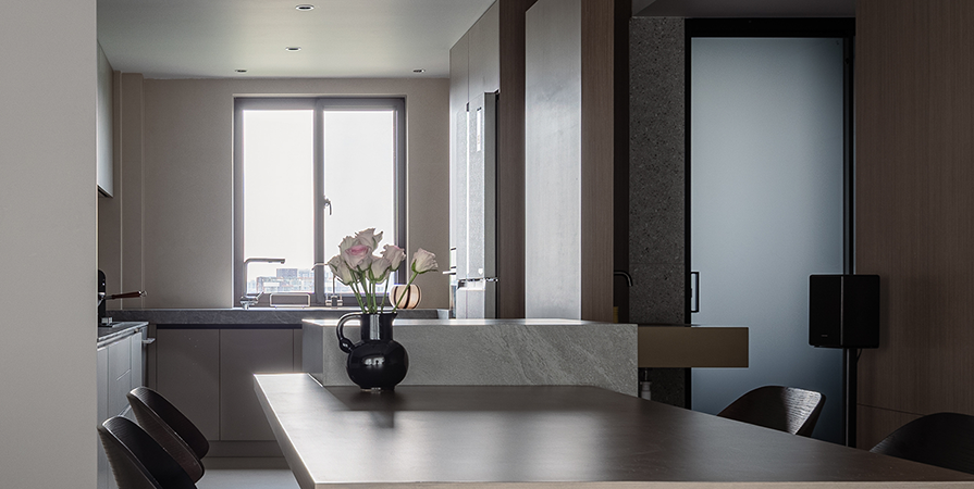 未來城茗雅苑125㎡極簡風格三居室裝修案例