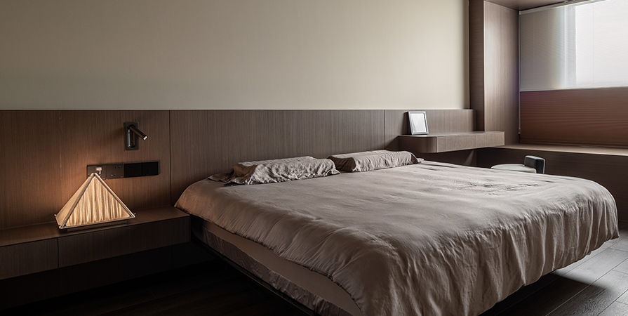 未來城茗雅苑125㎡極簡風格三居室裝修案例