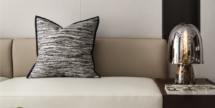 金地萬悅城95㎡輕奢風格三居室裝修案例