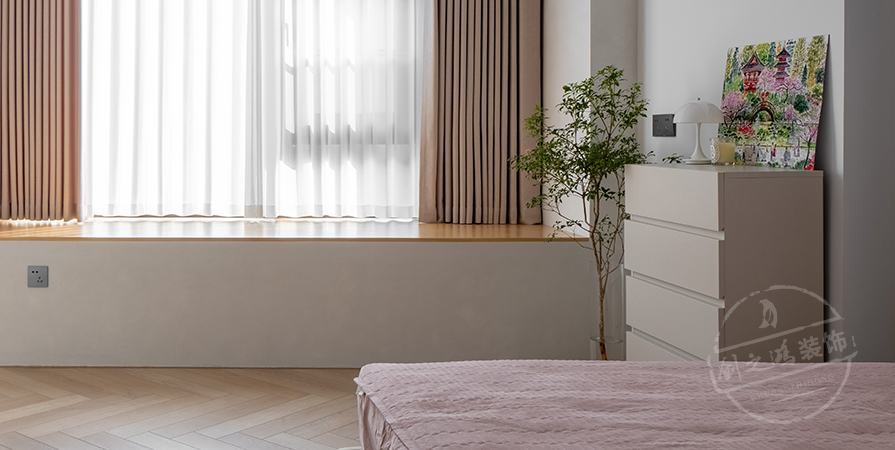 時代之城139㎡原木風(fēng)格三居室裝修案例