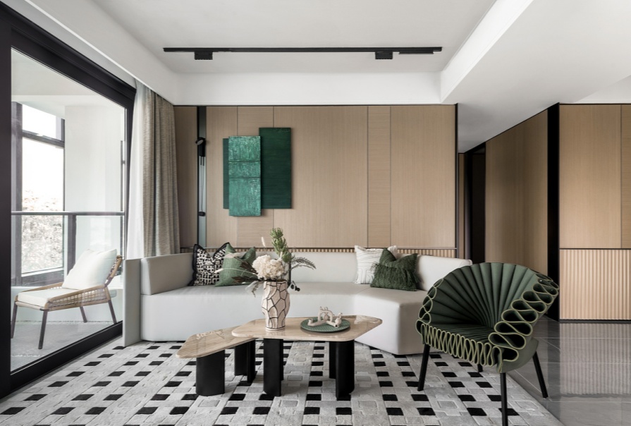 金地萬悅城127㎡現(xiàn)代風(fēng)格三居室裝修案例