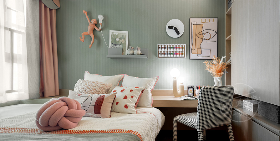 金地萬悅城127㎡現(xiàn)代風(fēng)格三居室裝修案例