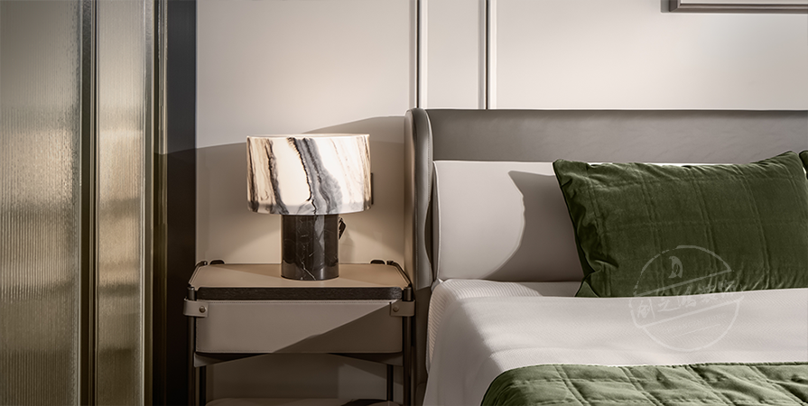 金地時(shí)光印110㎡輕奢風(fēng)格三居室裝修案例