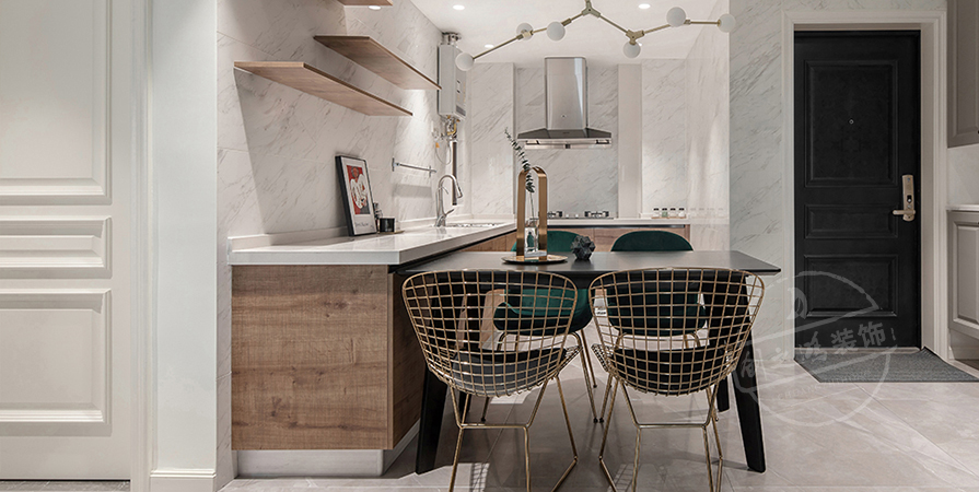 愛情繽紛里89㎡混搭風(fēng)格小戶型裝修案例