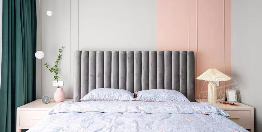 金地萬悅城127㎡現(xiàn)代法式風(fēng)格三居室裝修案例