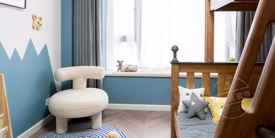 金地萬悅城127㎡現(xiàn)代法式風(fēng)格三居室裝修案例