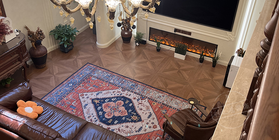 金地藝墅家165㎡美式風格別墅實景案例