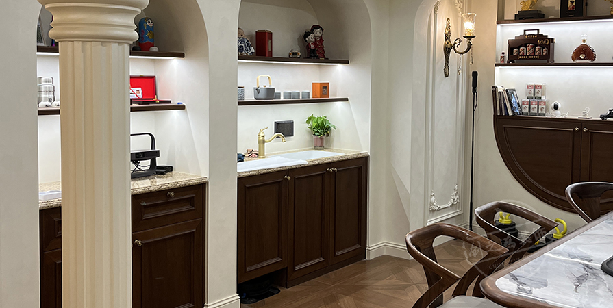 金地藝墅家165㎡美式風格別墅實景案例