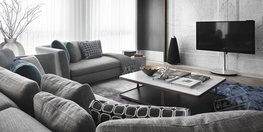 津南新城167㎡現(xiàn)代風(fēng)格三居室裝修案例