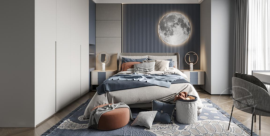 綠城·曉月晴川132㎡現(xiàn)代風(fēng)格三居室裝修案例