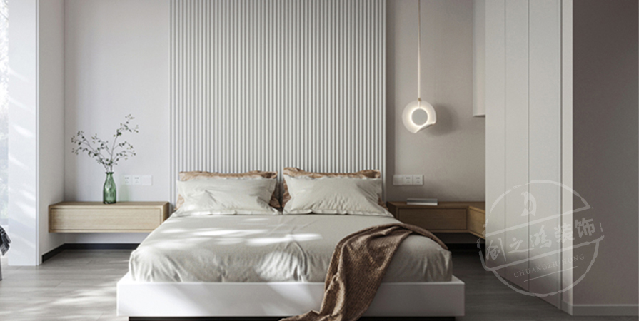 花語尚東93㎡奶油風(fēng)格三居室裝修案例