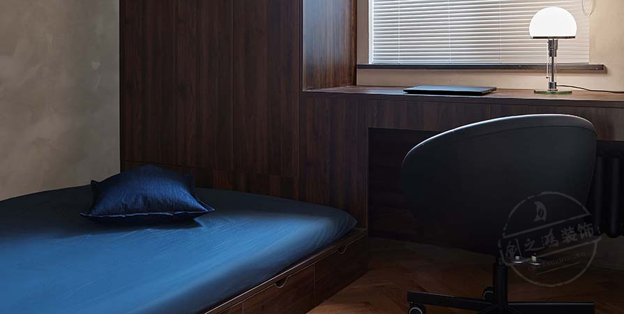 華慶里95㎡侘寂風格兩居室裝修案例