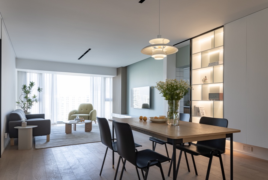 格調(diào)春天115㎡北歐風格兩居室裝修案例