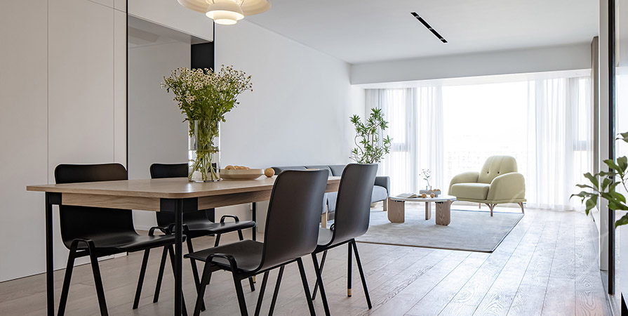 格調(diào)春天115㎡北歐風格兩居室裝修案例