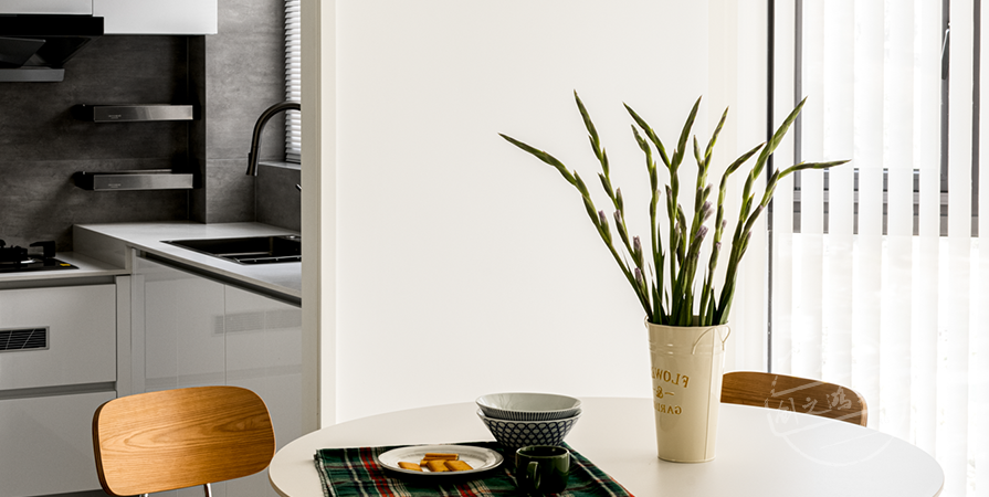 佳怡公寓157㎡奶油風格三居室裝修案例