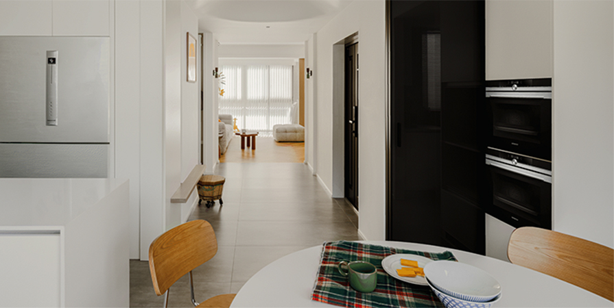 佳怡公寓157㎡奶油風格三居室裝修案例