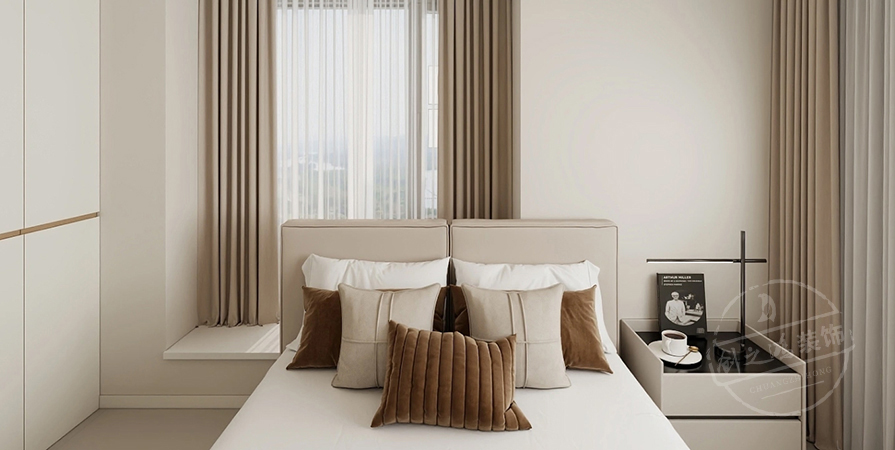 東北角藝術(shù)公寓102㎡現(xiàn)代風(fēng)格三居室裝修案例