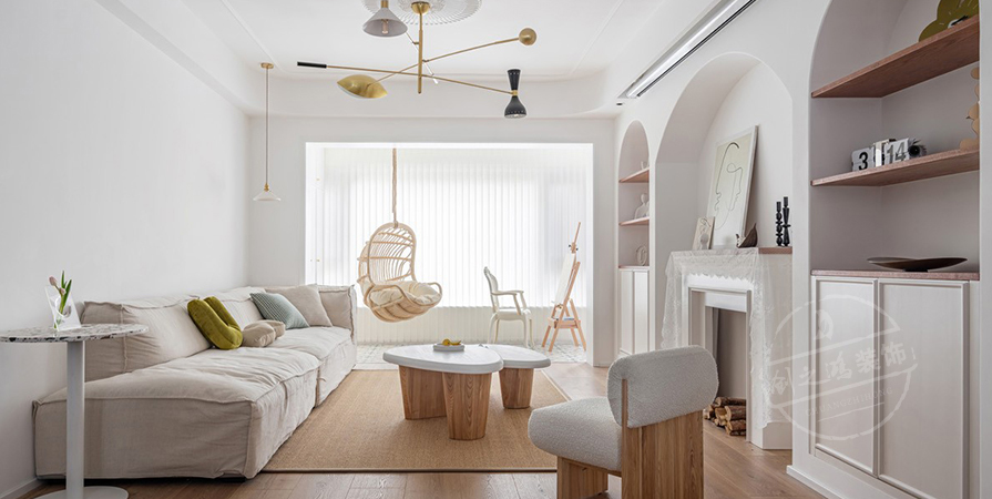 格調(diào)春天120㎡法式風(fēng)格兩居室裝修案例