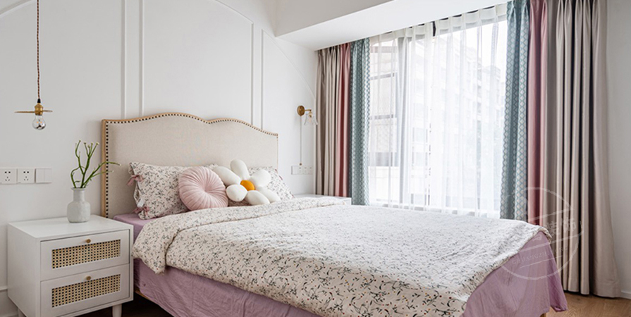 格調(diào)春天120㎡法式風(fēng)格兩居室裝修案例