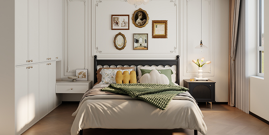 金域華府95㎡法式風格三居室原創(chuàng)案例