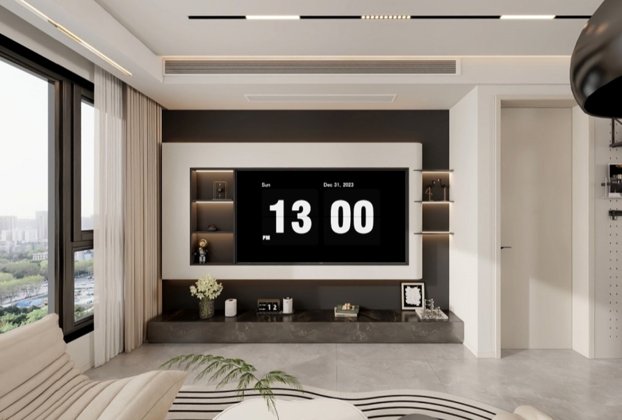 花語天宸83㎡現(xiàn)代風格三居室原創(chuàng)案例